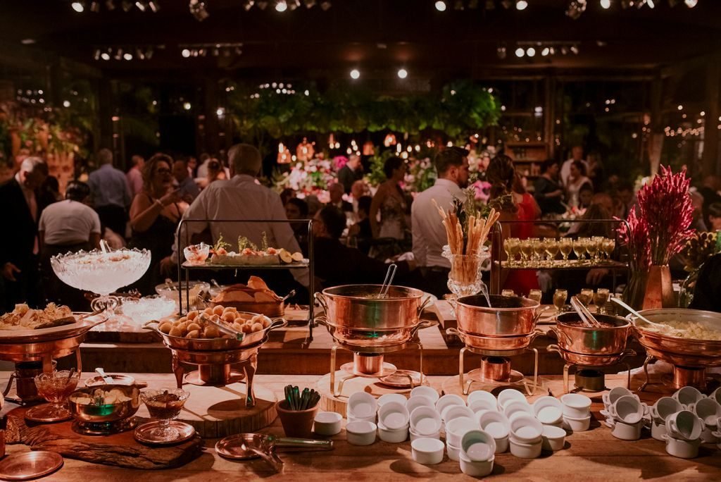menu para casamento no campo