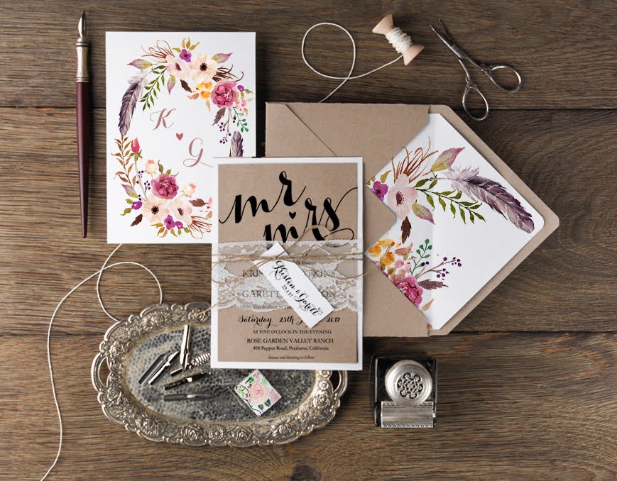 convite para casamento