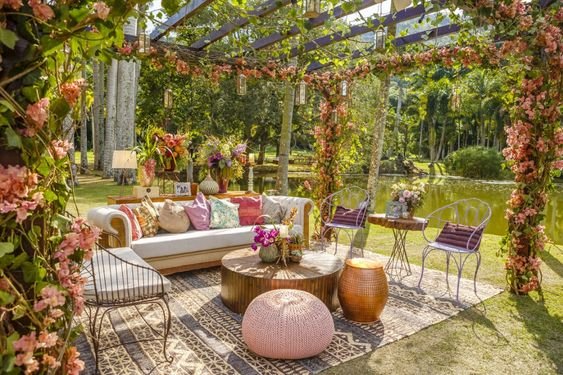 decoração cerimônia ao ar livre